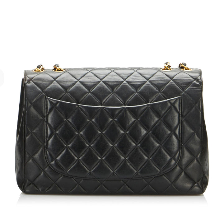 Top Quality Chanel Jumbo Classic Lambskin Single Flap (SHG-f1GsEa)