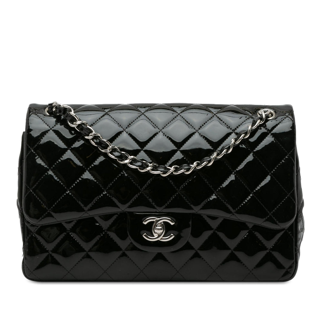 Top Quality Chanel Jumbo Classic Patent Double Flap (SHG-gJqseL)