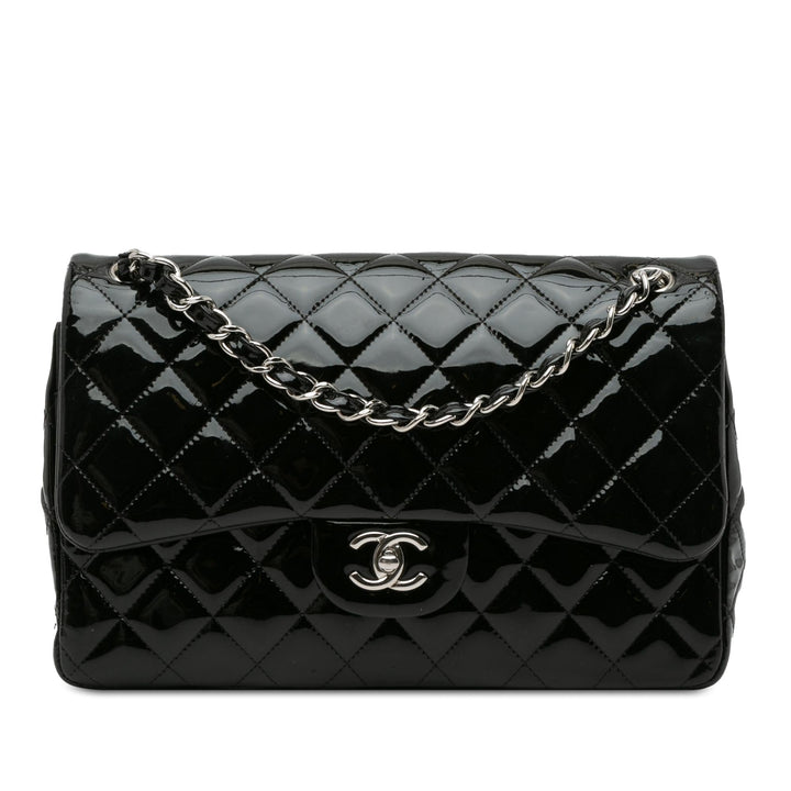 Top Quality Chanel Jumbo Classic Patent Double Flap (SHG-gJqseL)