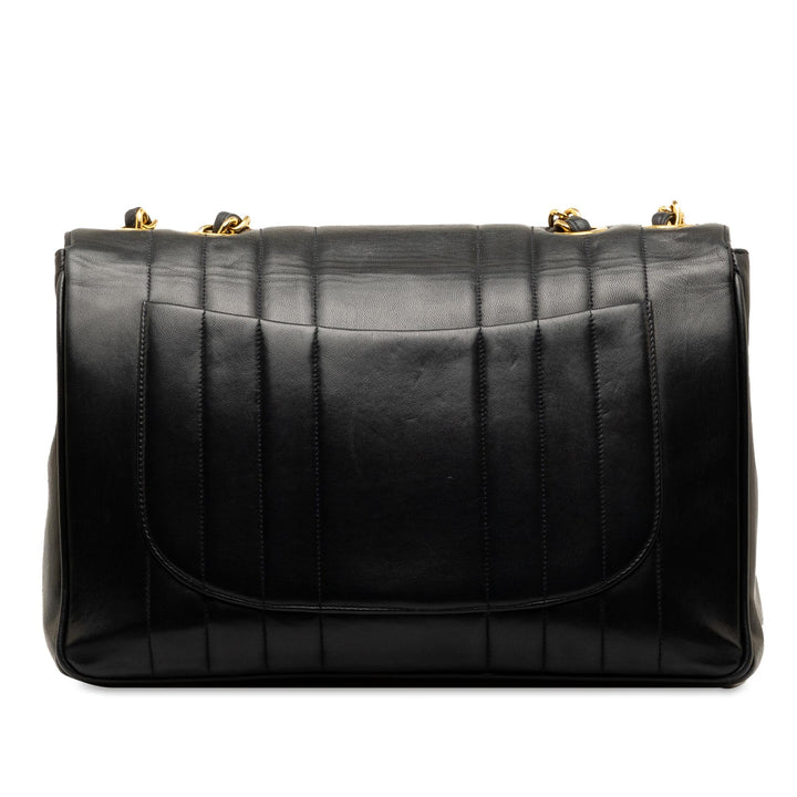 Top Quality Chanel Jumbo Vertical Quilt Lambskin Single Flap (SHG-NNbZF8)