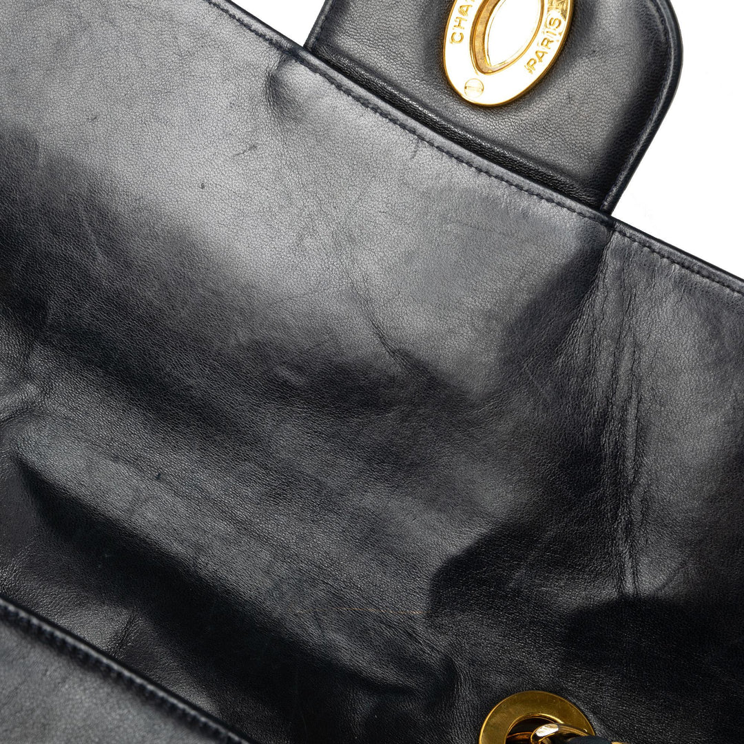 Top Quality Chanel Jumbo Vertical Quilt Lambskin Single Flap (SHG-NNbZF8)