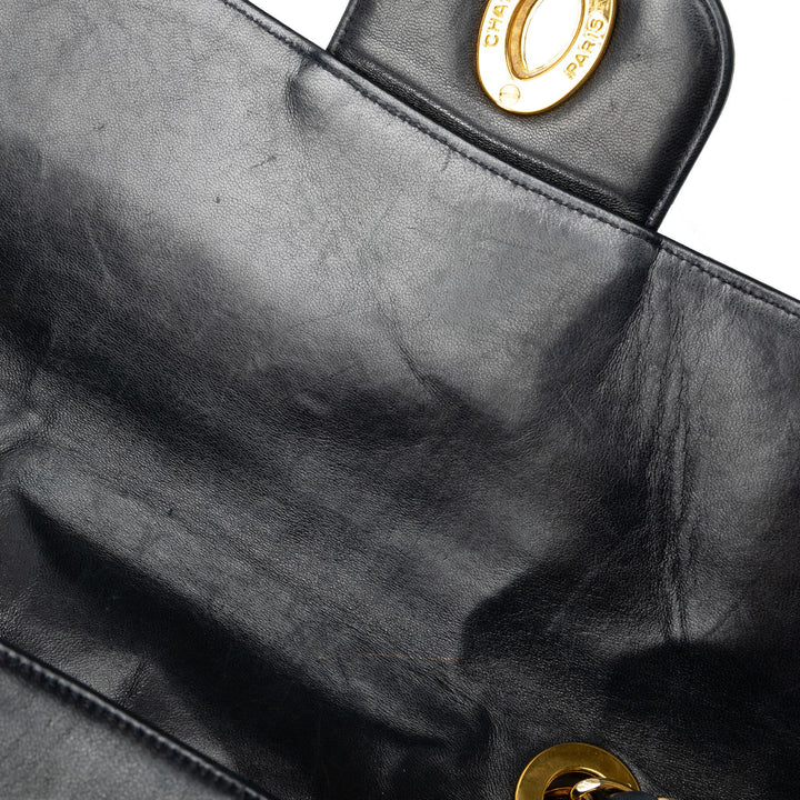 Top Quality Chanel Jumbo Vertical Quilt Lambskin Single Flap (SHG-NNbZF8)