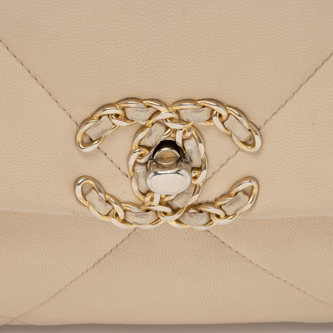 Top Quality Chanel Lambskin 19 Large Flap Shoulder Bag (SHF-EujpYA)