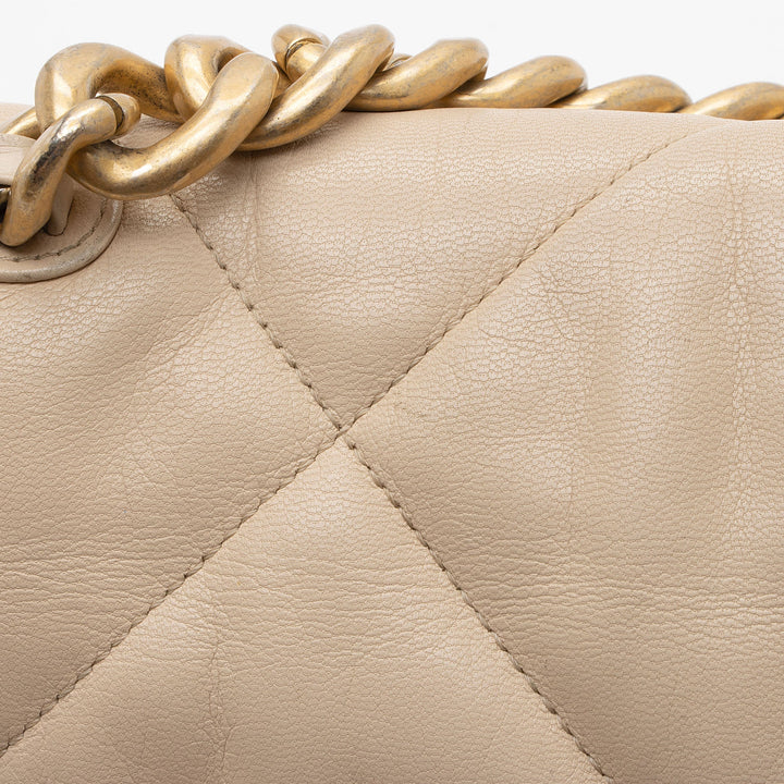 Top Quality Chanel Lambskin 19 Large Flap Shoulder Bag (SHF-EujpYA)