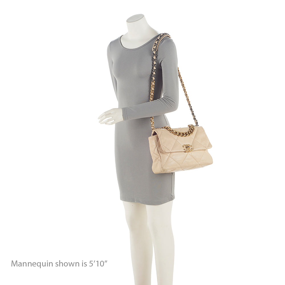 Top Quality Chanel Lambskin 19 Large Flap Shoulder Bag (SHF-EujpYA)