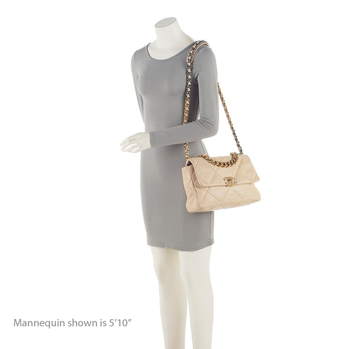 Top Quality Chanel Lambskin 19 Large Flap Shoulder Bag (SHF-EujpYA)