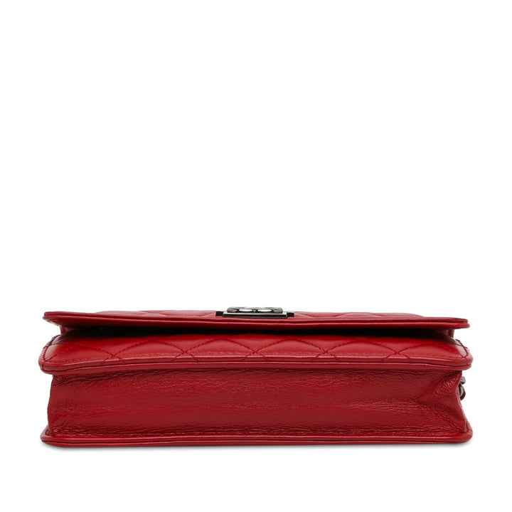 Top Quality Chanel Lambskin Boy Wallet On Chain (SHG-ZKpWID)