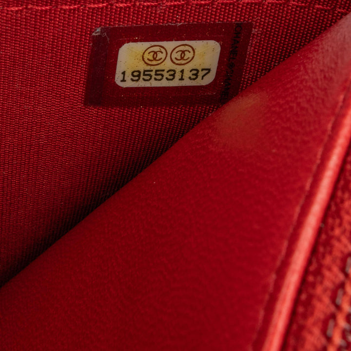 Top Quality Chanel Lambskin Boy Wallet On Chain (SHG-WD2kyT)
