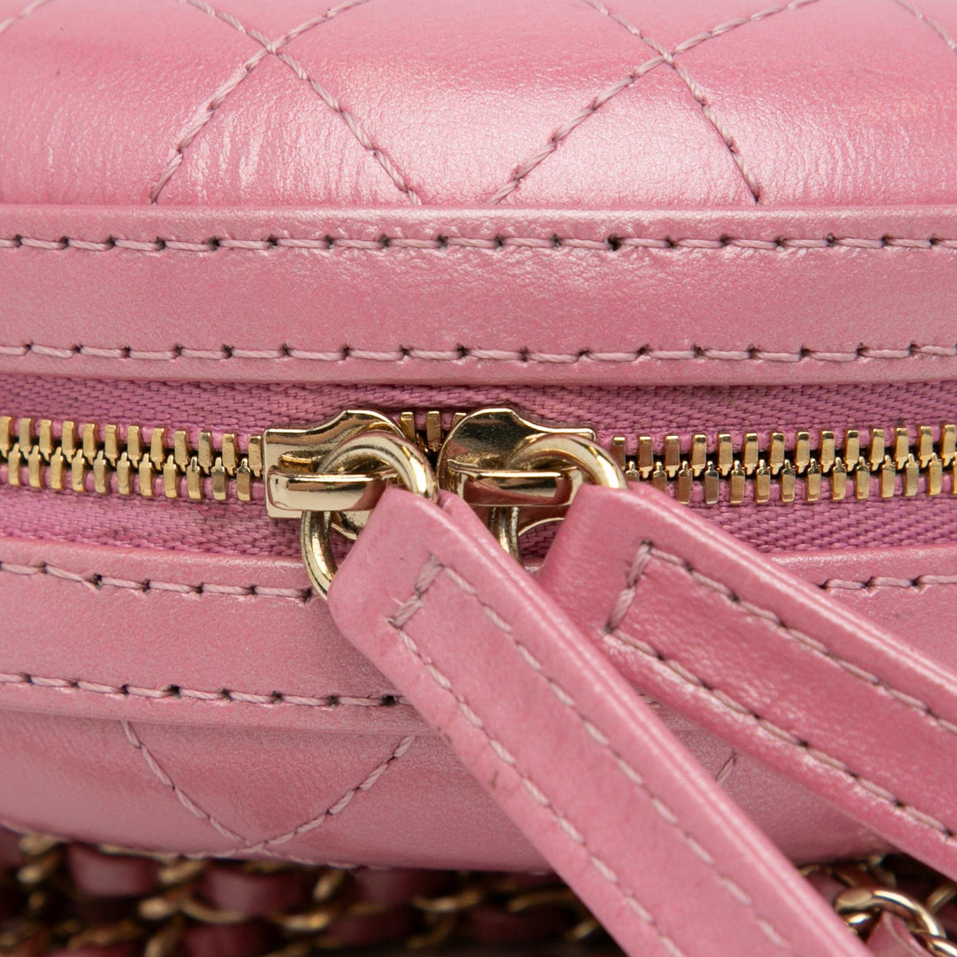 Top Quality Chanel Lambskin CC Round Chain Crossbody (SHG-J2fPQX)