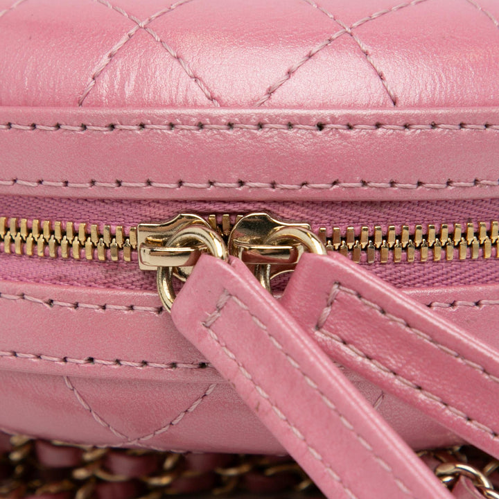 Top Quality Chanel Lambskin CC Round Chain Crossbody (SHG-J2fPQX)