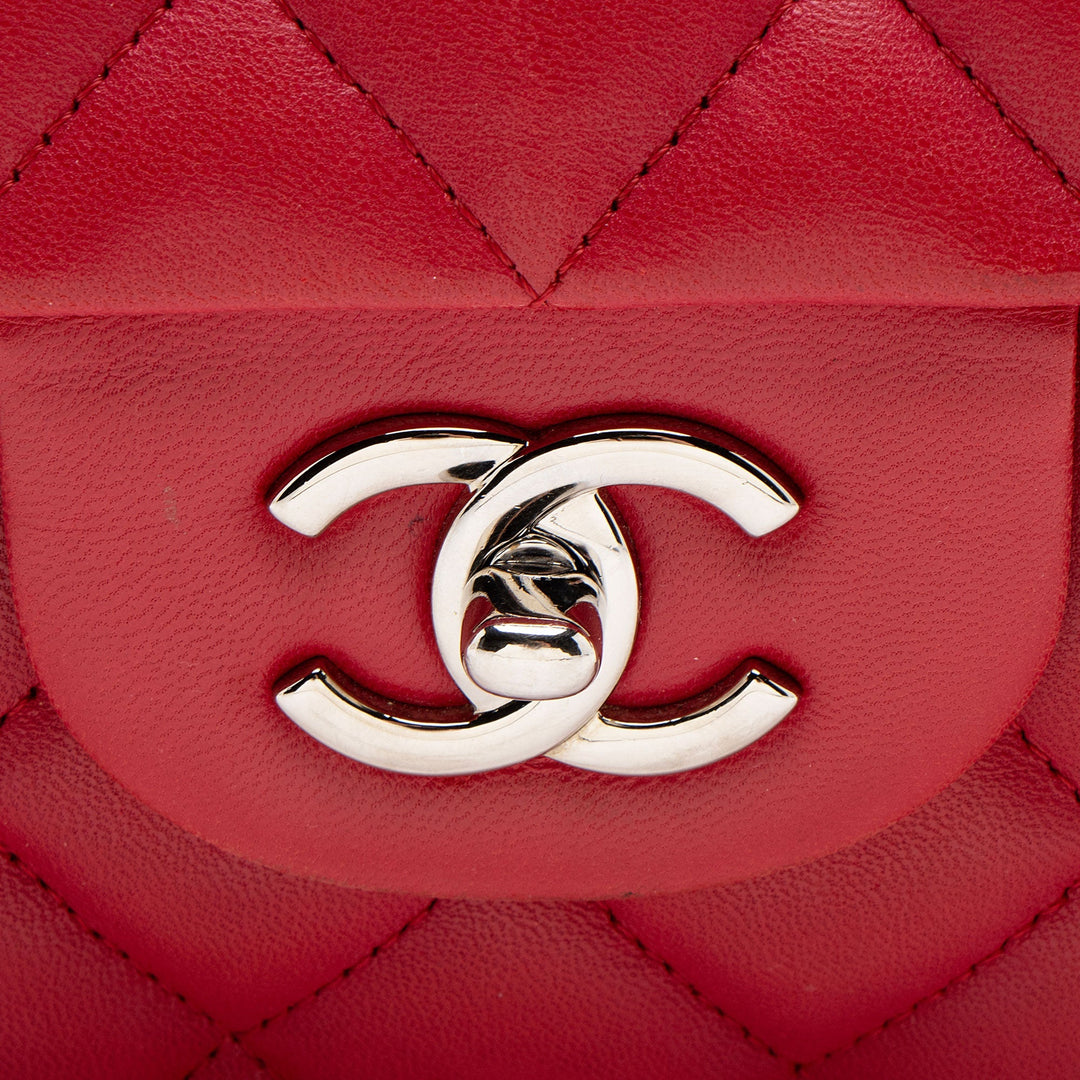 Top Quality Chanel Lambskin Classic Jumbo Single Flap Bag (SHF-2kI1jH)