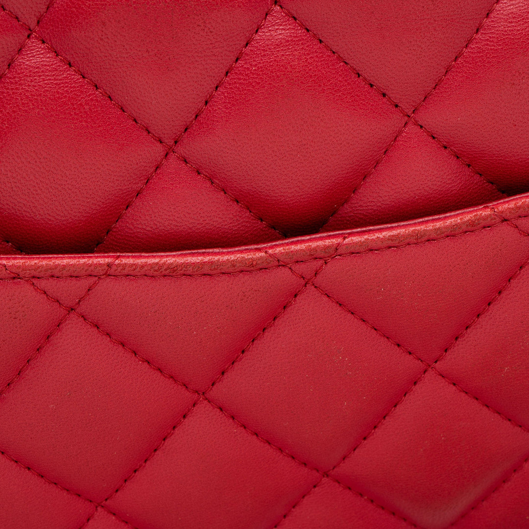 Top Quality Chanel Lambskin Classic Jumbo Single Flap Bag (SHF-2kI1jH)