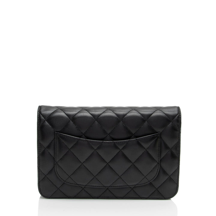 Top Quality Chanel Lambskin Classic Wallet on Chain (SHF-zqvIju)