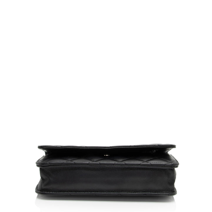 Top Quality Chanel Lambskin Classic Wallet on Chain (SHF-zqvIju)