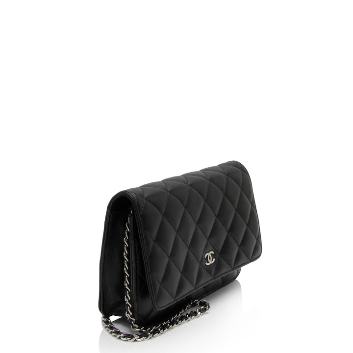 Top Quality Chanel Lambskin Classic Wallet on Chain (SHF-zqvIju)