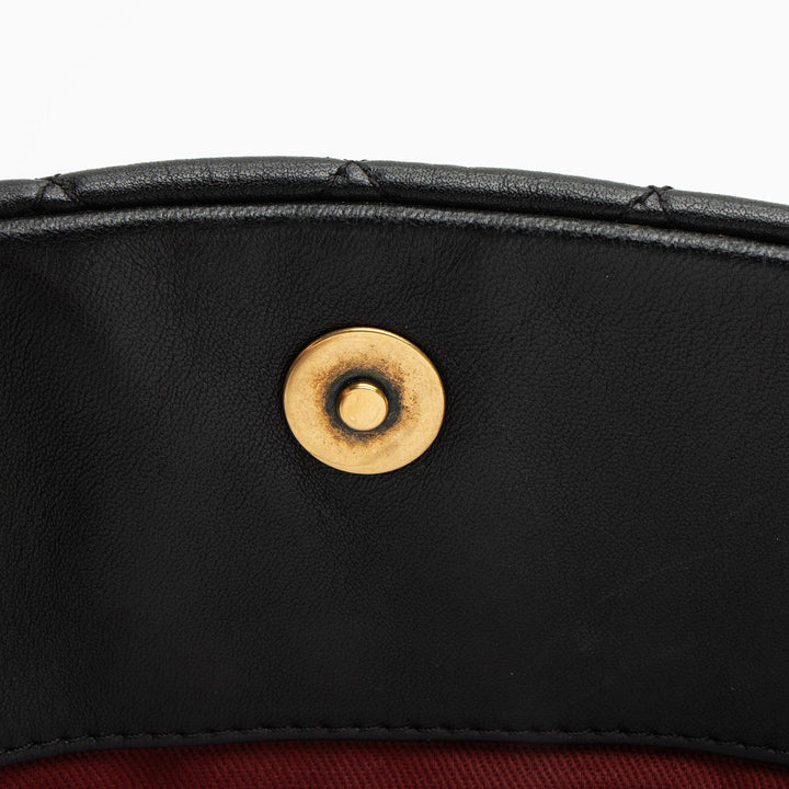 Top Quality Chanel Lambskin Just Mademoiselle Large Bowler Bag (SHF-xiVMoz)
