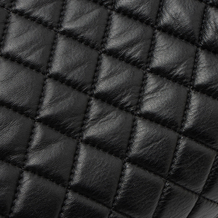 Top Quality Chanel Lambskin Just Mademoiselle Large Bowler Bag (SHF-xiVMoz)