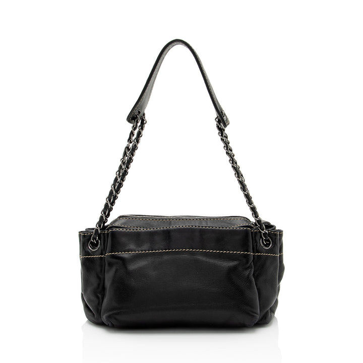Top Quality Chanel Lambskin LAX Accordion Shoulder Bag (SHF-8qR2yb)