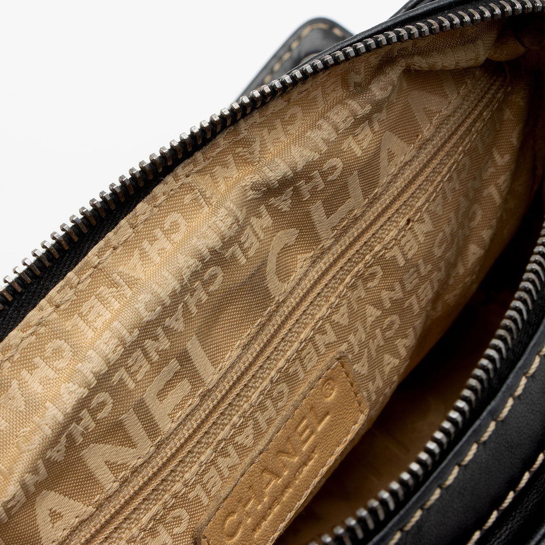 Top Quality Chanel Lambskin LAX Accordion Shoulder Bag (SHF-8qR2yb)