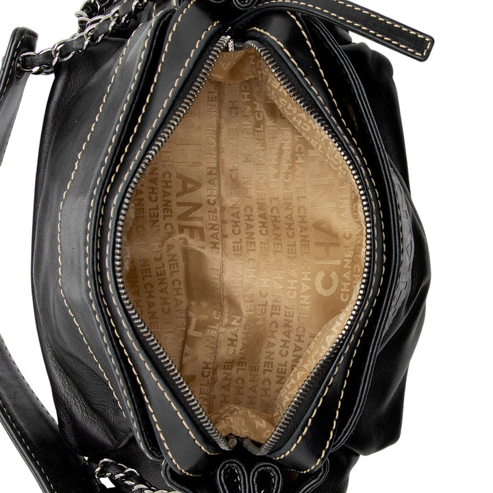 Top Quality Chanel Lambskin LAX Accordion Shoulder Bag (SHF-8qR2yb)