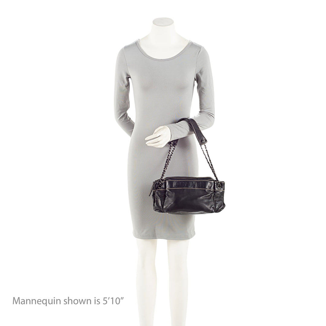 Top Quality Chanel Lambskin LAX Accordion Shoulder Bag (SHF-8qR2yb)