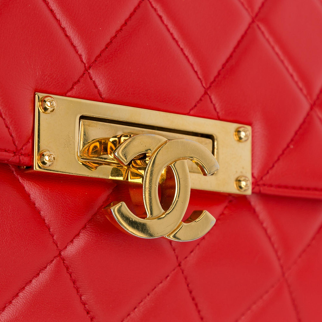Top Quality Chanel Large Lambskin Golden Class Flap (SHG-dJzpw1)