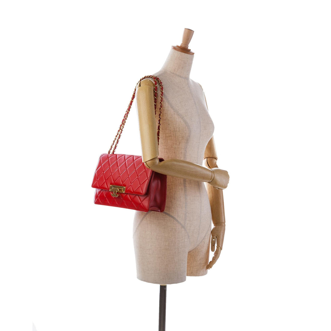 Top Quality Chanel Large Lambskin Golden Class Flap (SHG-dJzpw1)