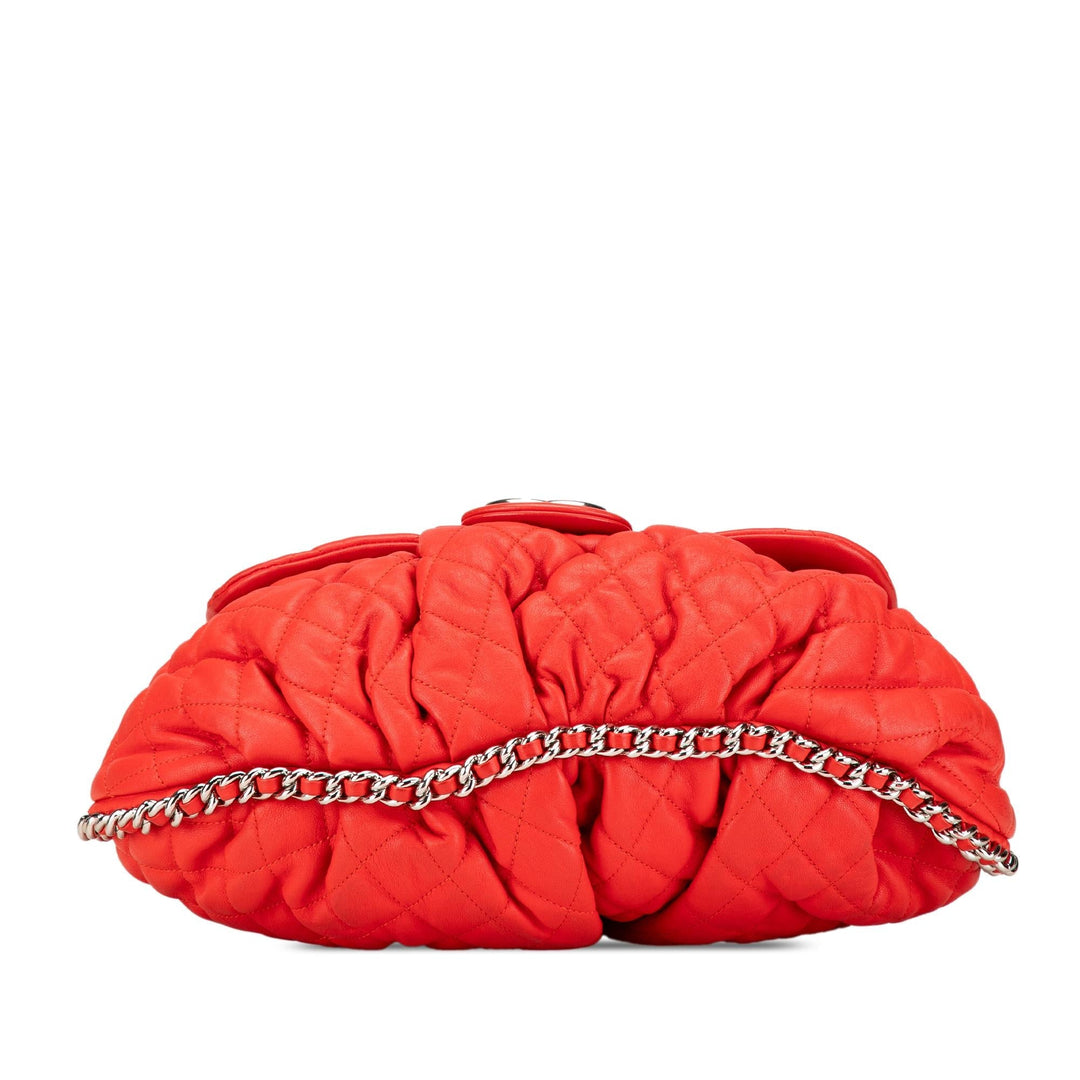 Top Quality Chanel Large Quilted Lambskin Chain Around Flap (SHG-oxVBMx)