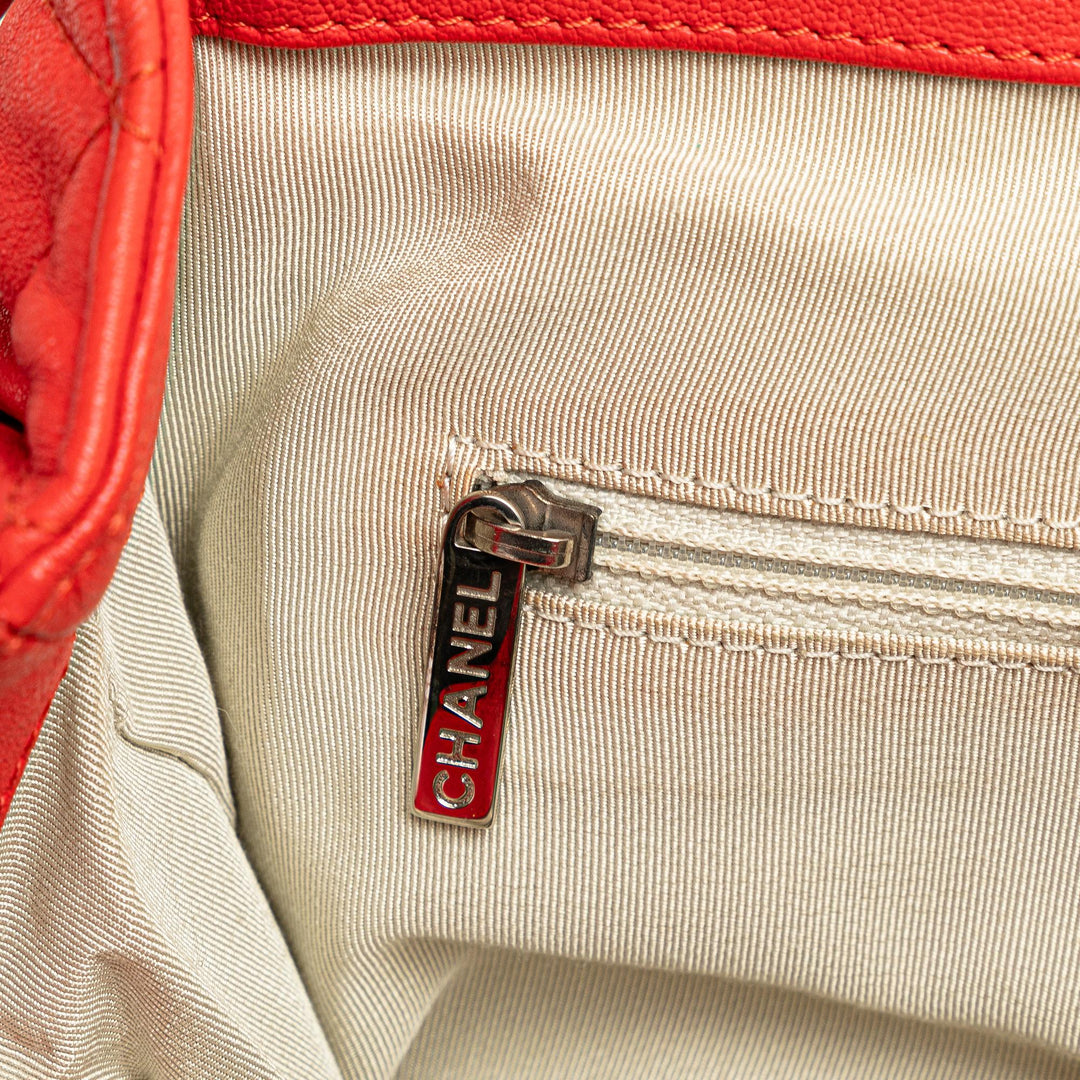 Top Quality Chanel Large Quilted Lambskin Chain Around Flap (SHG-oxVBMx)