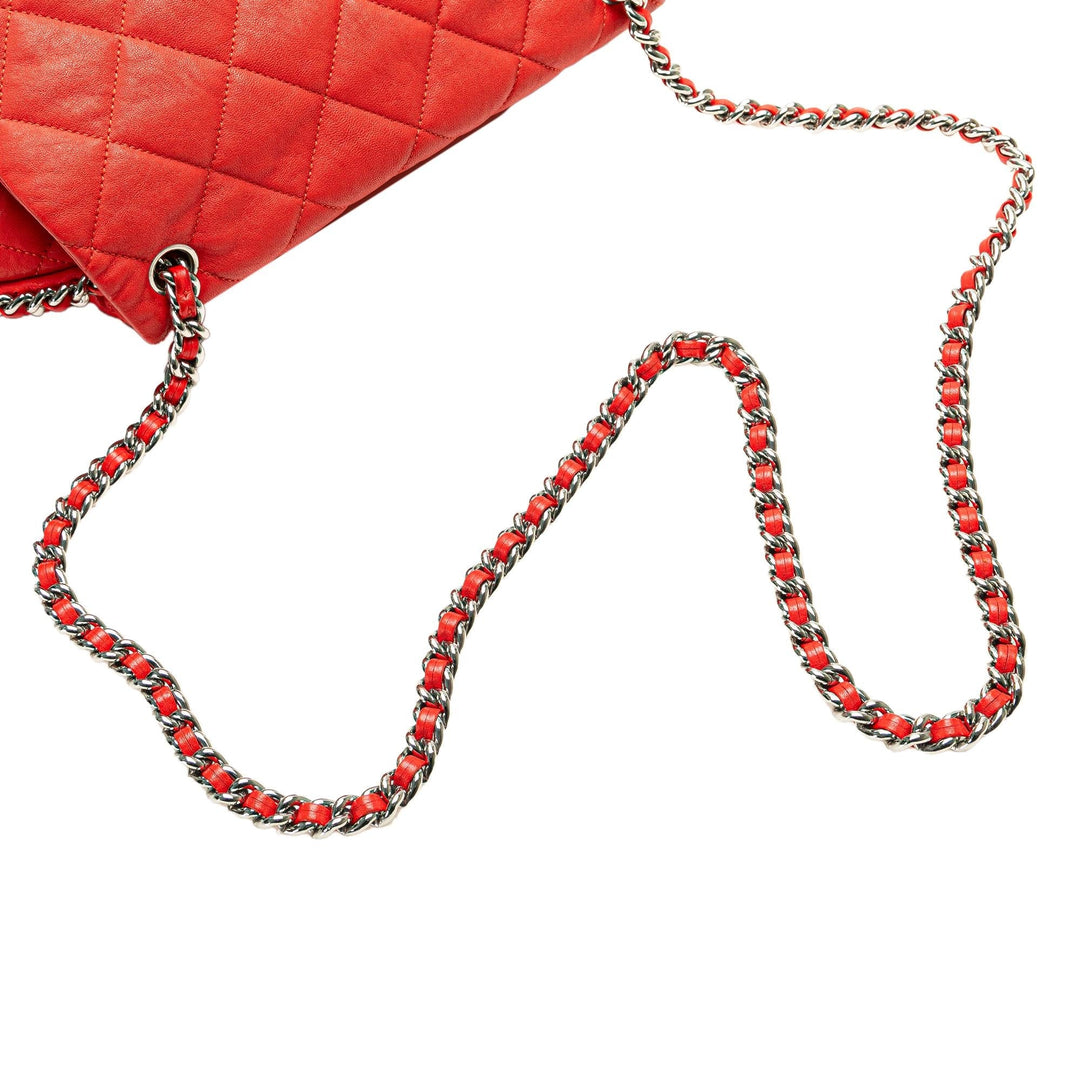 Top Quality Chanel Large Quilted Lambskin Chain Around Flap (SHG-oxVBMx)