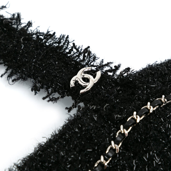 Top Quality Chanel Large Resin Embellished Tweed Robot Shopping Tote (SHG-eaYmZw)