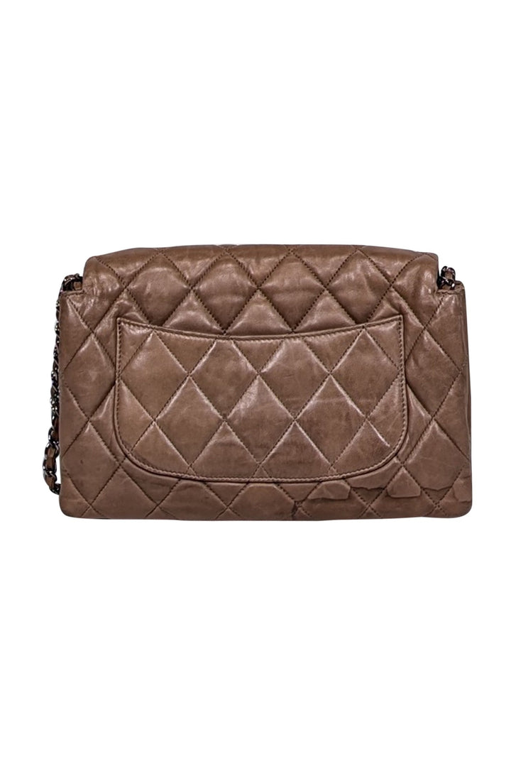 Top Quality Chanel - Light Brown Quilted Leather Flap Bag