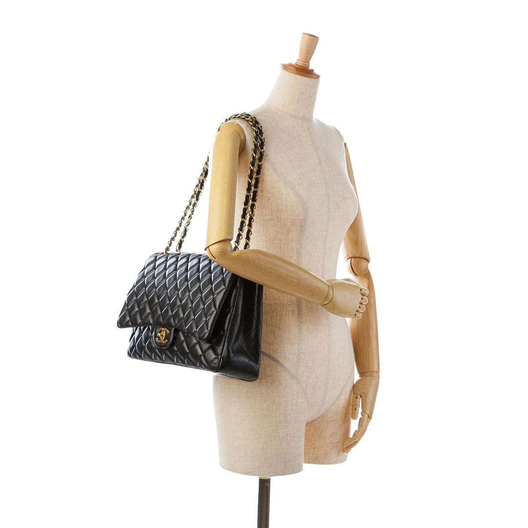Top Quality Chanel Maxi Classic Lambskin Double Flap (SHG-UilY6L)