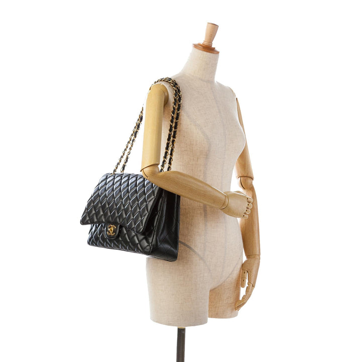 Top Quality Chanel Maxi Classic Lambskin Double Flap (SHG-UilY6L)