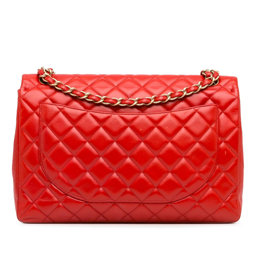 Top Quality Chanel Maxi Classic Lambskin Single Flap (SHG-utLlb3)