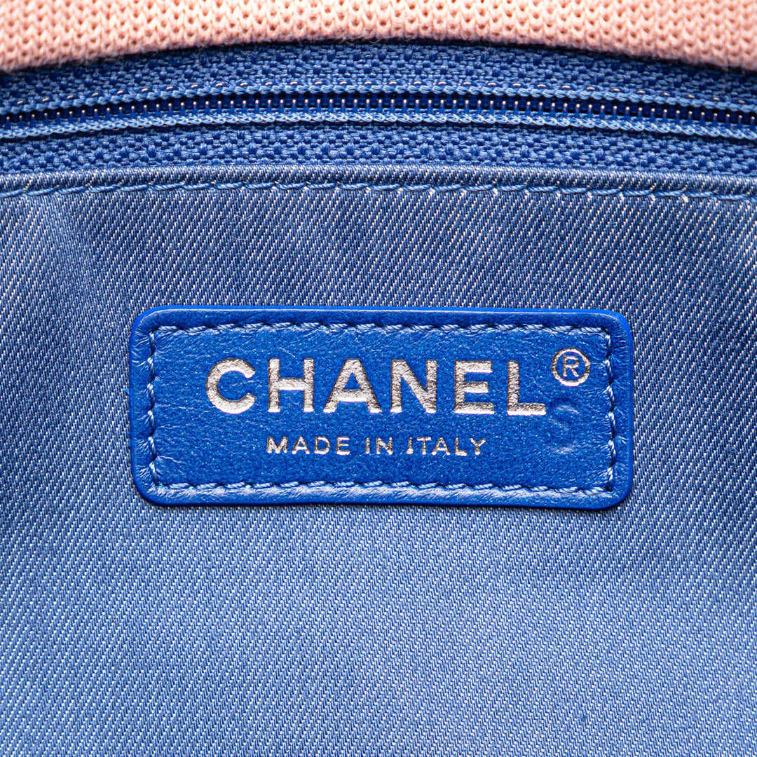 Top Quality Chanel Maxi Stripe Jersey Felt and Rope Flap (SHG-64cbwe)