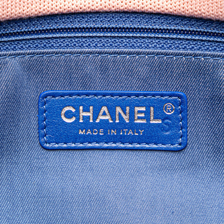 Top Quality Chanel Maxi Stripe Jersey Felt and Rope Flap (SHG-64cbwe)