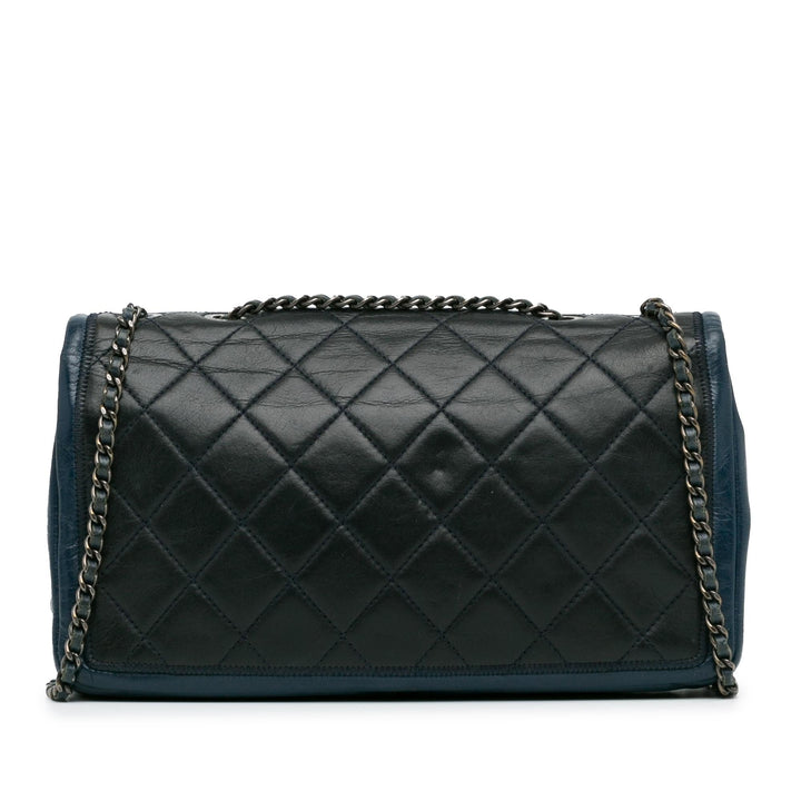 Top Quality Chanel Medium Bicolor Lambskin Graphic Flap (SHG-EwBfXt)