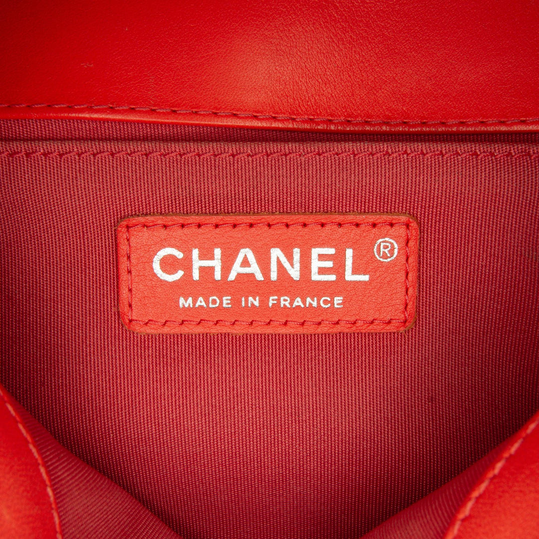 Top Quality Chanel Medium Calfskin Chevron Boy Flap (SHG-EoQdFy)