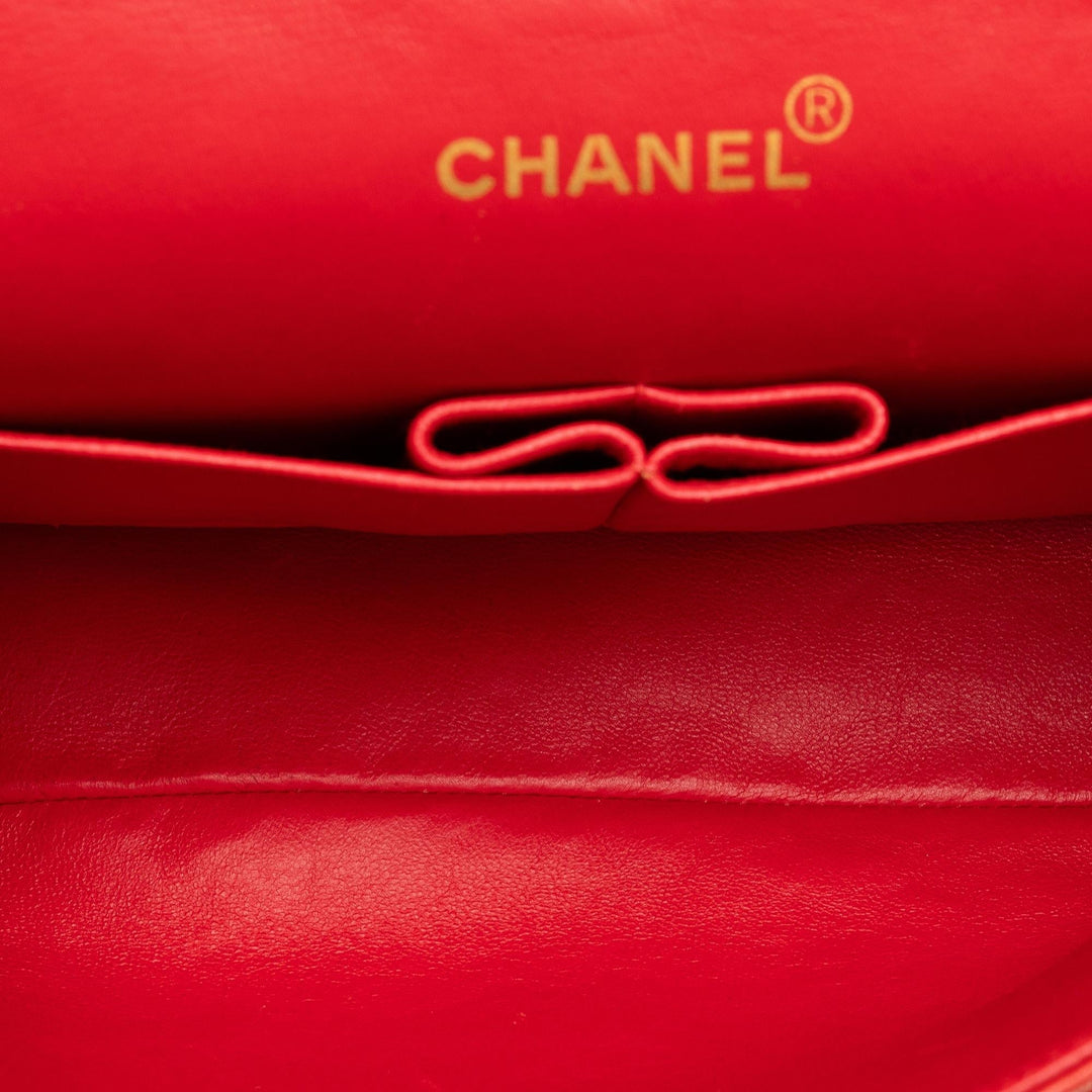 Top Quality Chanel Medium Chevron Lambskin Double Flap (SHG-8d3ILA)