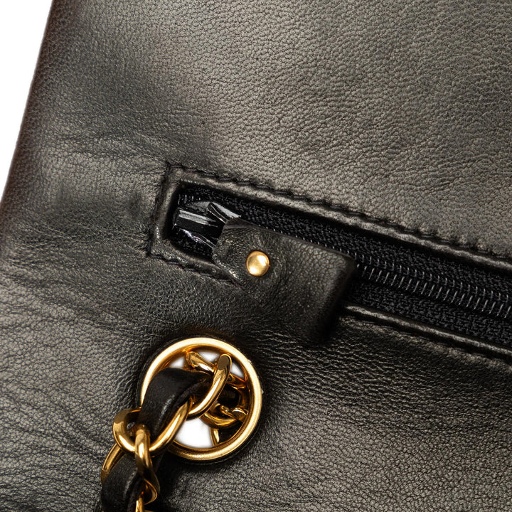 Top Quality Chanel Medium Classic Lambskin Double Flap (SHG-kZvYcH)