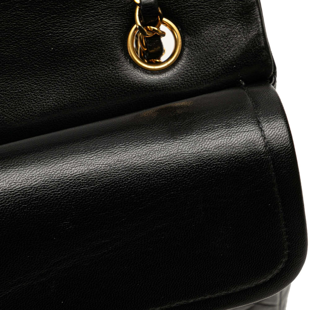 Top Quality Chanel Medium Classic Lambskin Double Flap (SHG-Waqtih)