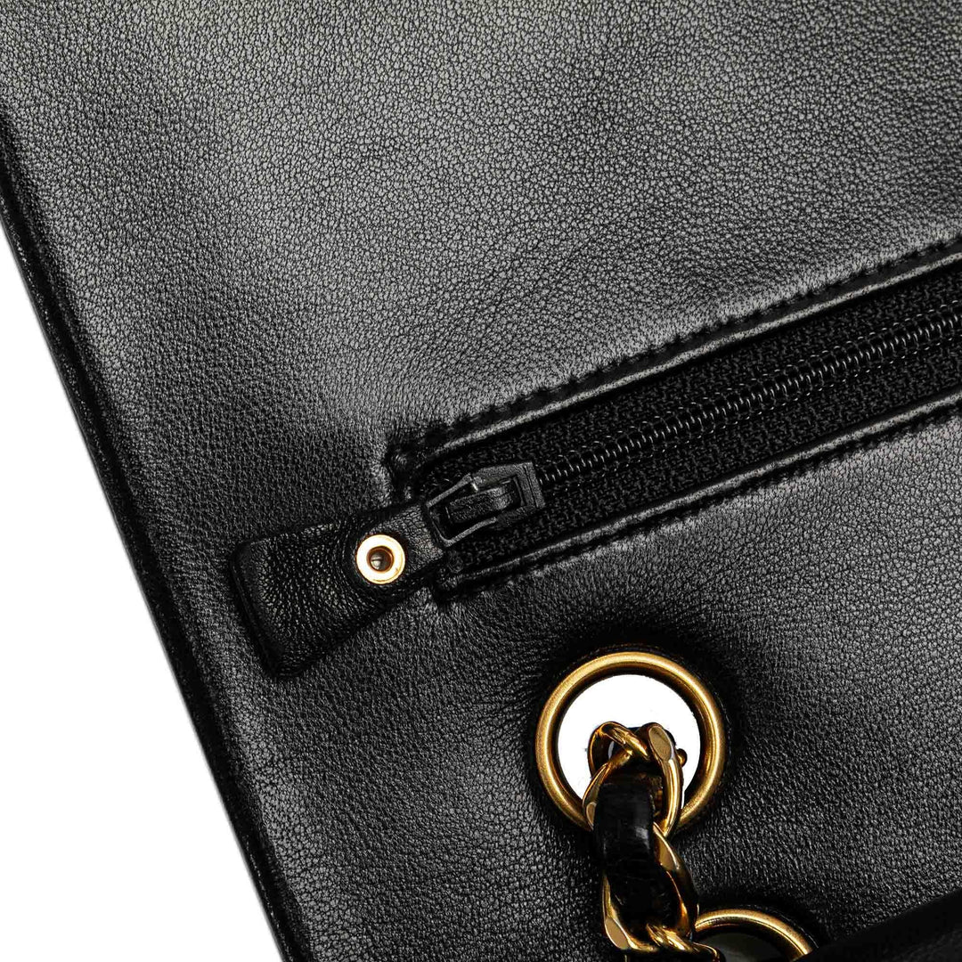 Top Quality Chanel Medium Classic Lambskin Double Flap (SHG-Waqtih)