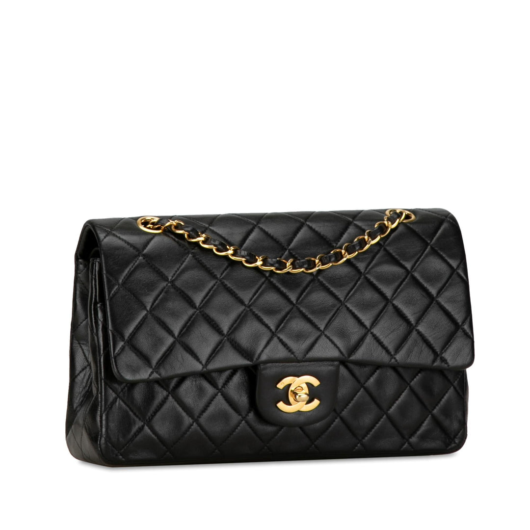 Top Quality Chanel Medium Classic Lambskin Double Flap (SHG-Waqtih)