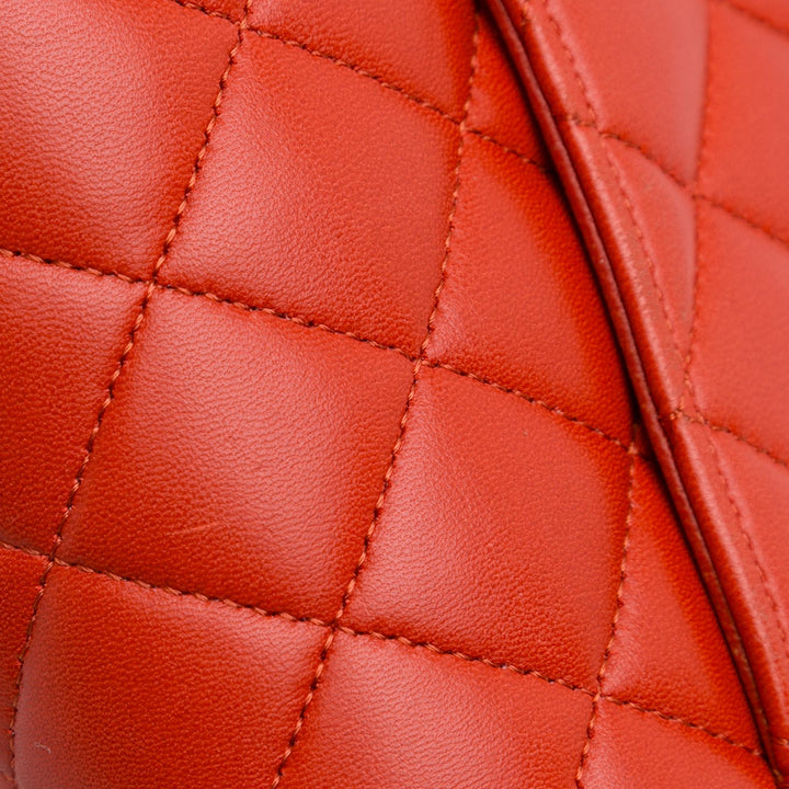 Top Quality Chanel Medium Classic Lambskin Double Flap (SHG-I8lOJi)