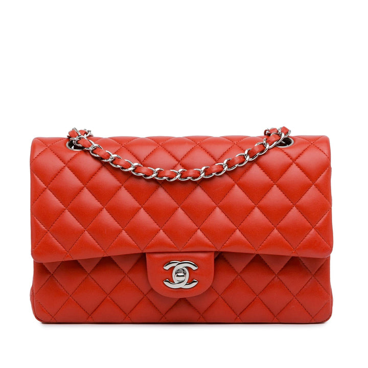 Top Quality Chanel Medium Classic Lambskin Double Flap (SHG-I8lOJi)