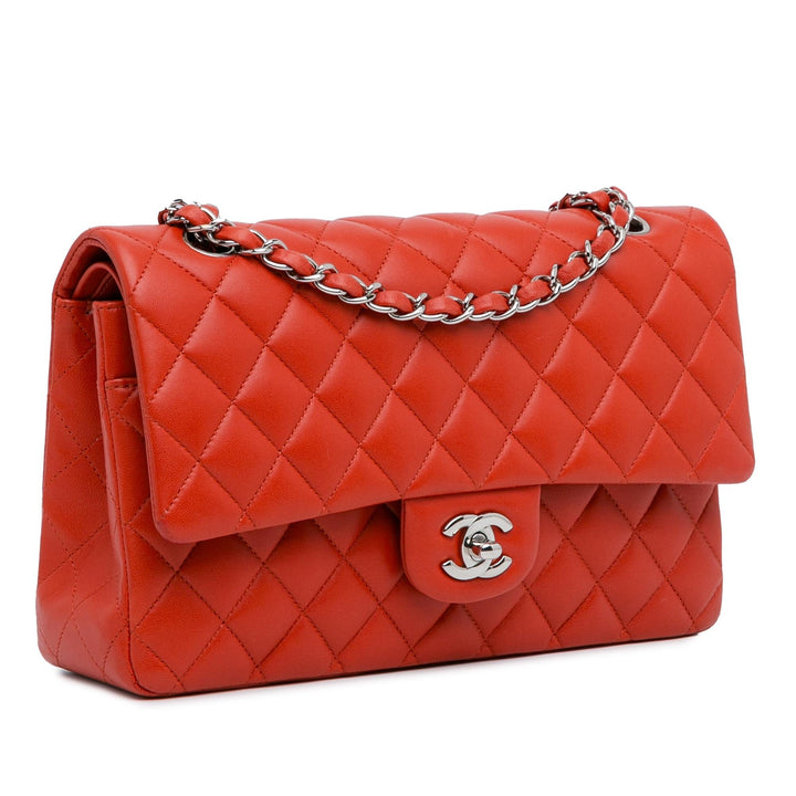 Top Quality Chanel Medium Classic Lambskin Double Flap (SHG-I8lOJi)