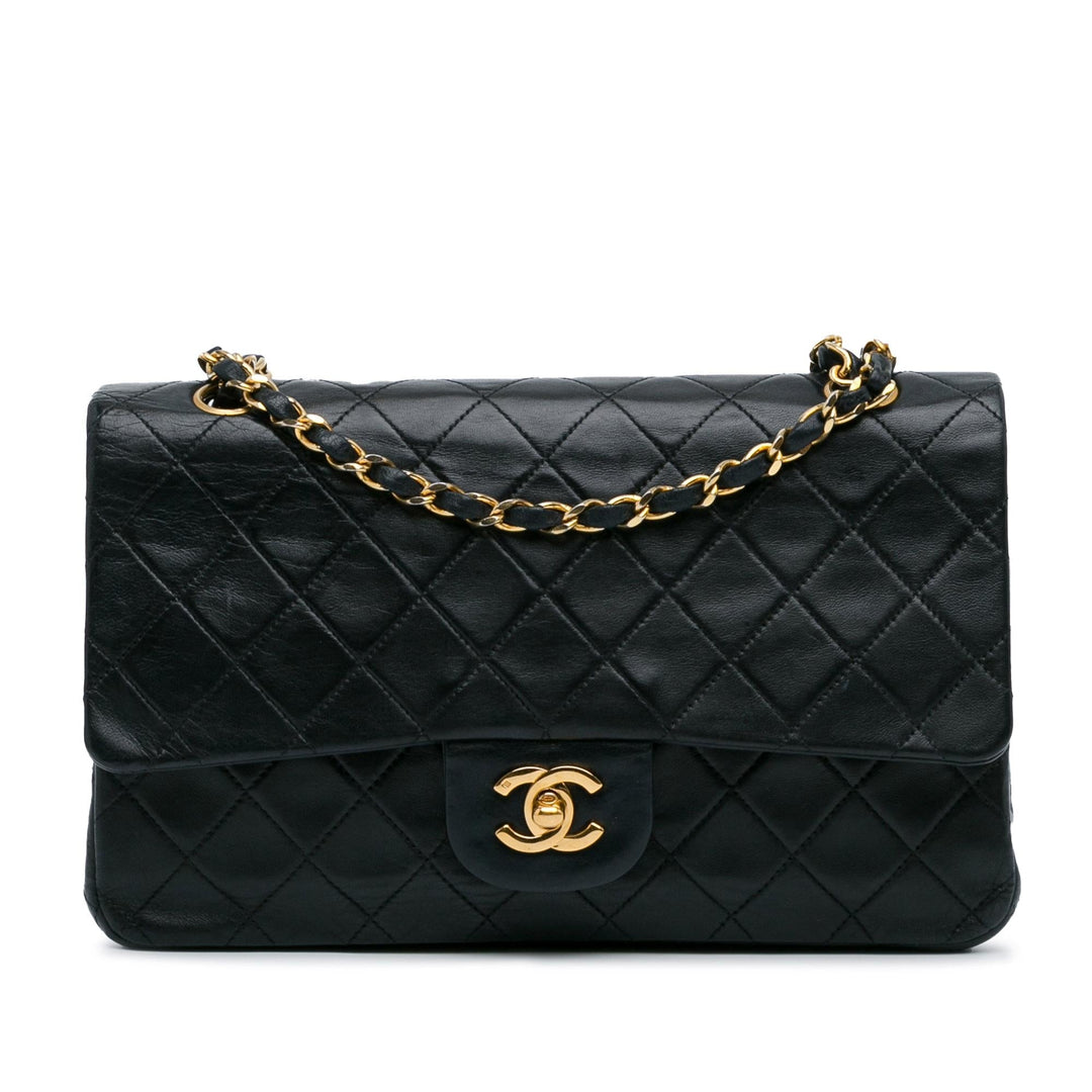 Top Quality Chanel Medium Classic Lambskin Double Flap (SHG-gDhpB9)