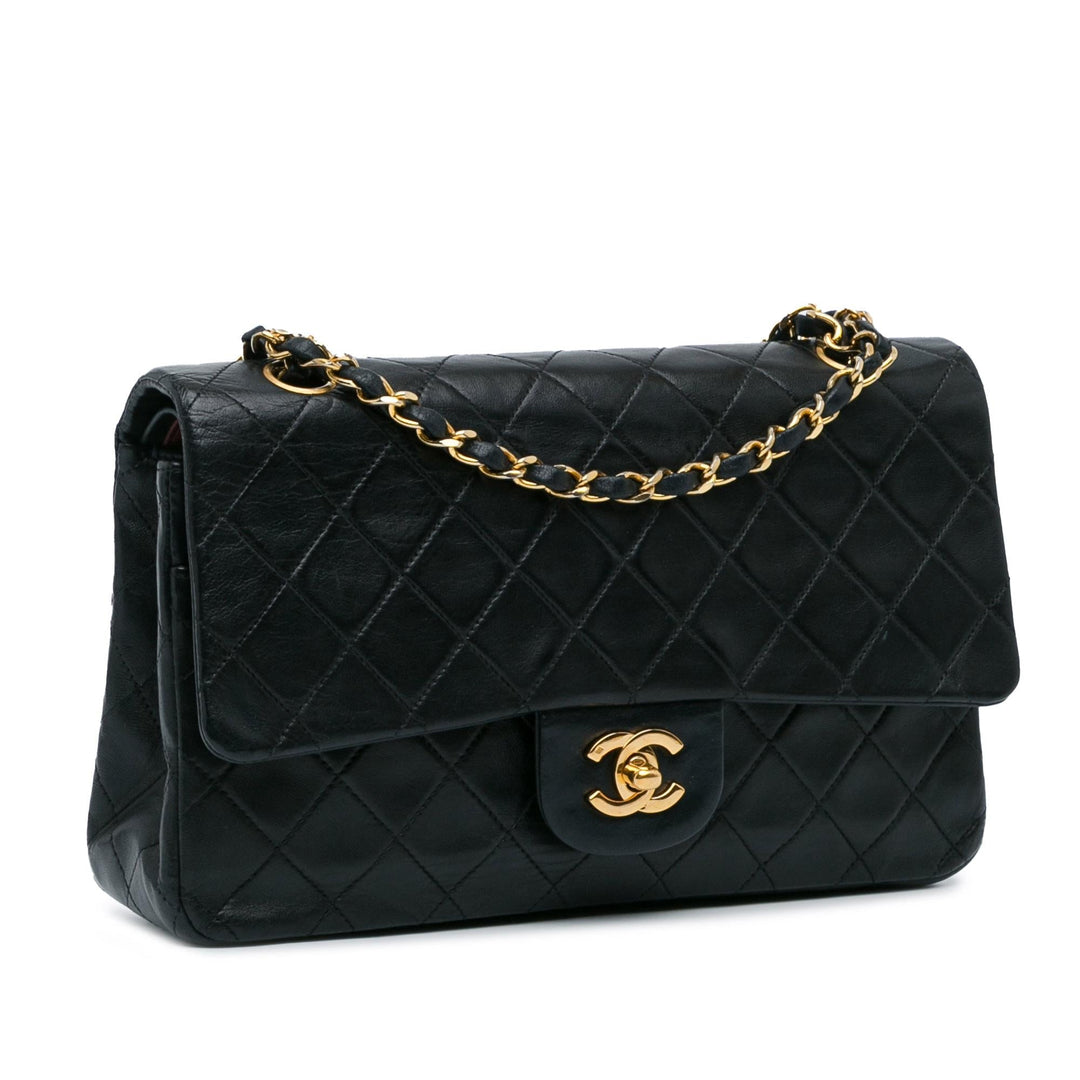 Top Quality Chanel Medium Classic Lambskin Double Flap (SHG-gDhpB9)