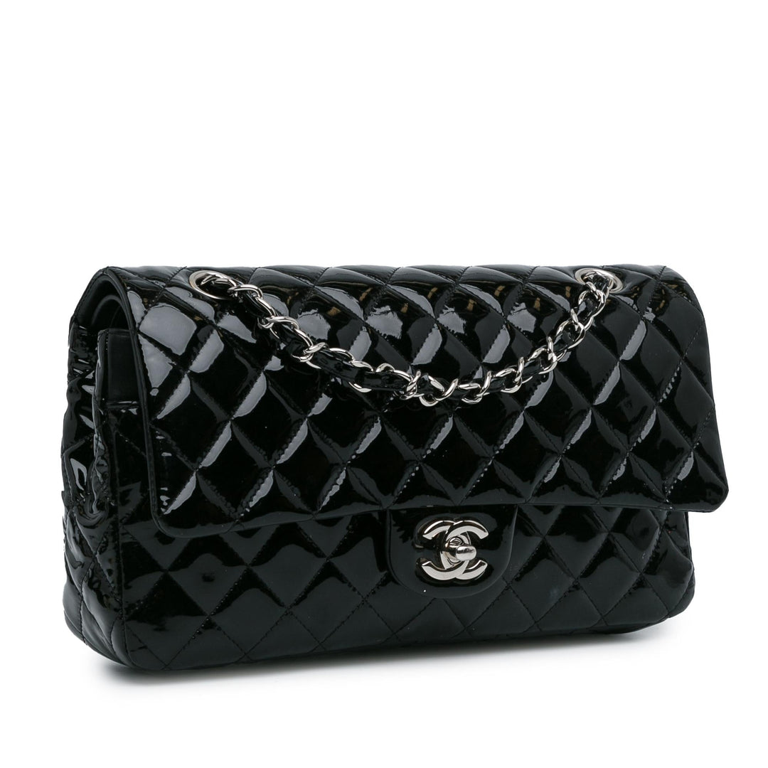 Top Quality Chanel Medium Classic Patent Double Flap (SHG-RxvttZ)